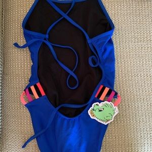 Blue Jolyn one piece bathing suit